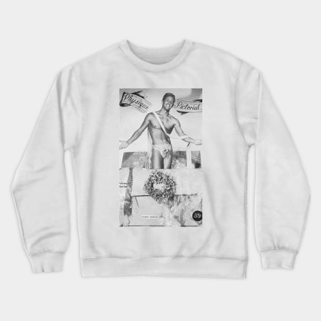 PHYSIQUE PICTORIAL - Vintage Physique Muscle Male Model Magazine Cover Crewneck Sweatshirt by SNAustralia